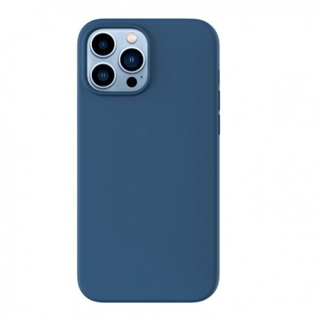 Capac Protectie Spate Cellara Din Silicon Colectia Soft Pentru iPhone 13 Pro - Albastru