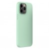 Capac Protectie Spate Cellara Din Silicon Colectia Soft Pentru iPhone 13 Pro - Verde Deschis