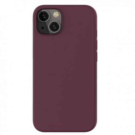 Capac Protectie Spate Cellara Din Silicon Colectia Soft Pentru iPhone 13 - Visiniu