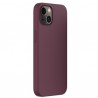 Capac Protectie Spate Cellara Din Silicon Colectia Soft Pentru iPhone 13 - Visiniu