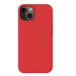 Capac Protectie Spate Cellara Din Silicon Colectia Soft Pentru iPhone 13 - Rosu