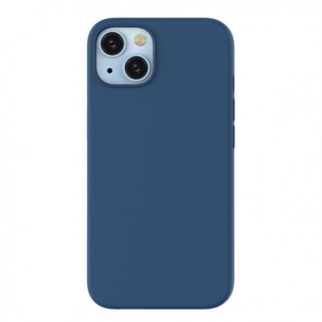 Capac Protectie Spate Cellara Din Silicon Colectia Soft Pentru iPhone 13 - Albastru