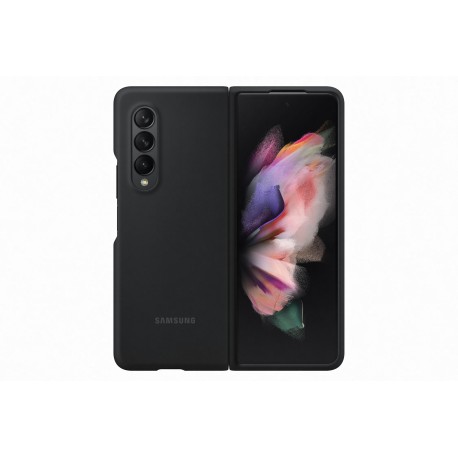 Capac Protectie Spate Samsung Din Silicon Pentru Samsung Galaxy Z Fold3 5g - Negru