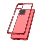 Capac Protectie Spate Cellara Colectia Electro Pentru Samsung Galaxy A22 4G - Rosu