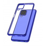 Capac Protectie Spate Cellara Colectia Electro Pentru Samsung Galaxy A22 4G - Albastru