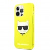 Capac Protectie Spate Karl Lagerfeld Pentru iPhone 13 Pro Tpu Fluo Colectia Choupette - Galben