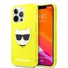 Capac Protectie Spate Karl Lagerfeld Pentru iPhone 13 Pro Tpu Fluo Colectia Choupette - Galben