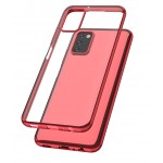 Capac Protectie Spate Cellara Colectia Electro Pentru Samsung Galaxy A03S 4G - Rosu