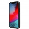 Capac Protectie Spate Mercedes Pentru iPhone 12 Pro Max Colectia Wave Din Piele - Albastru
