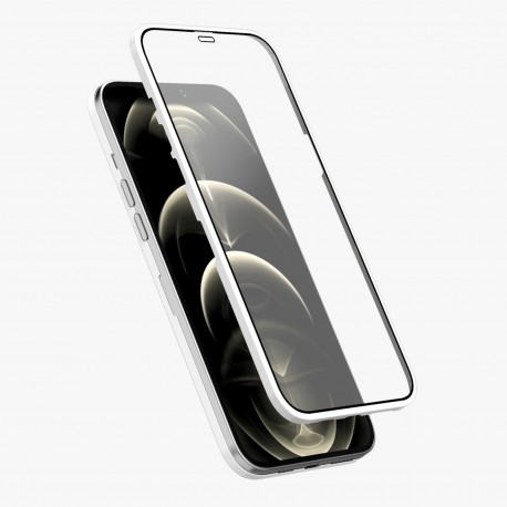 Capac Protectie Spate Cellara 360 Pentru iPhone 12 - Alb