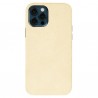 Capac Protectie Spate Cellara Colectia Alcantara Pentru iPhone 13 Pro - Bej