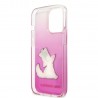 Capac Protectie Spate Karl Lagerfeld Pentru Iphone 13 Colectia Gradient Fun Choupette - Roz