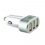 Incarcator auto cu 3 slot-uri usb Colectia booster - Negru