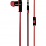 Casti audio cu fir Colectia brazen - rosii