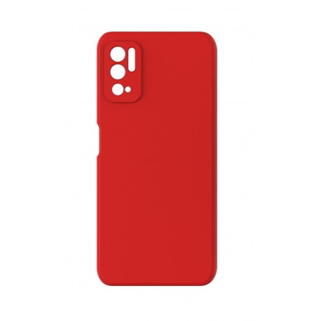 Capac Protectie Spate Mobiama Tpu Soft Pentru Xiaomi Redmi Note 10 5g - Rosu