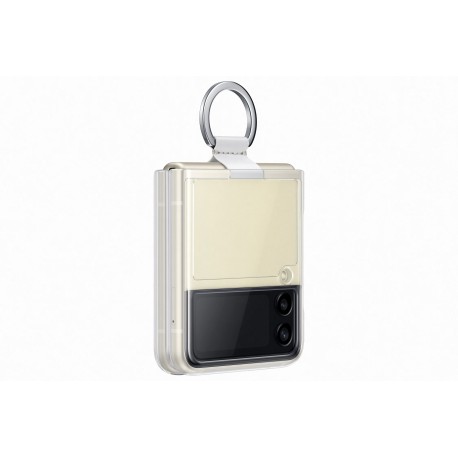 Capac Protectie Spate Samsung Clear Cover Cu Inel Pentru Samsung Galaxy Z Flip3 5g - Transparent