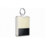 Capac Protectie Spate Samsung Clear Cover Cu Inel Pentru Samsung Galaxy Z Flip3 5g - Transparent