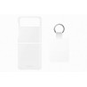 Capac Protectie Spate Samsung Clear Cover Cu Inel Pentru Samsung Galaxy Z Flip3 5g - Transparent