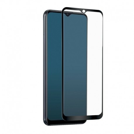Folie Protectie Ecran Sticla 2.5 Full Glue Mobiama Pentru Realme C21 - Negru