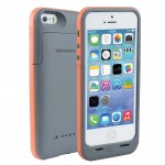 Capac Spate cu baterie externa incorporata pt iPhone 5-55 Colectia force - gri
