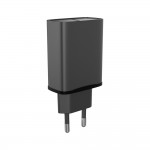 Incarcator Retea Cellara Usb C Pd 25w Cu Cablu Detasabil Type C - Type C - Negru