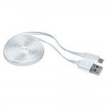 Cablu de date plat micro usb Colectia linkmate-u2f - Alb
