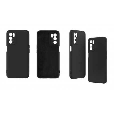 Capac Protectie Spate Mobiama Tpu Soft Pentru Oppo A16 - Negru