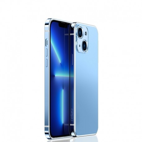 Capac Protectie Spate Cellara Colectia Metalic Pentru iPhone 13 - Albastru