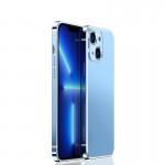 Capac Protectie Spate Cellara Colectia Metalic Pentru iPhone 13 - Albastru