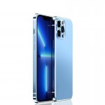 Capac Protectie Spate Cellara Colectia Metalic Pentru iPhone 13 Pro - Albastru