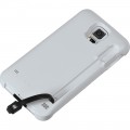 Capac Spate Promate cu Baterie Externa Incorporata pentru Samsung Galaxy S5 Colectia Powercase - Alb