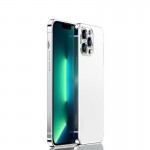 Capac Protectie Spate Cellara Colectia Metalic Pentru iPhone 13 Pro Max - Argintiu