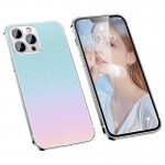 Capac Protectie Spate Cellara Colectia Metalic Pentru iPhone 13 Pro Max - Glitter Roz
