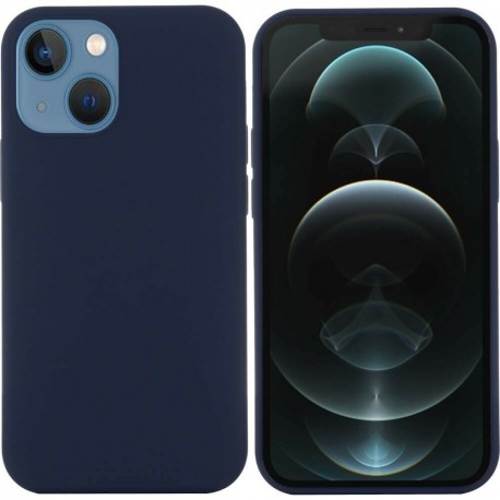 Capac Protectie Spate Cellara Din Silicon Colectia Soft Magsafe Pentru Iphone 14 - Albastru