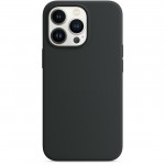 Capac Protectie Spate Cellara Din Silicon Colectia Soft Magsafe Pentru Iphone 14 Pro Max - Gri Inchis