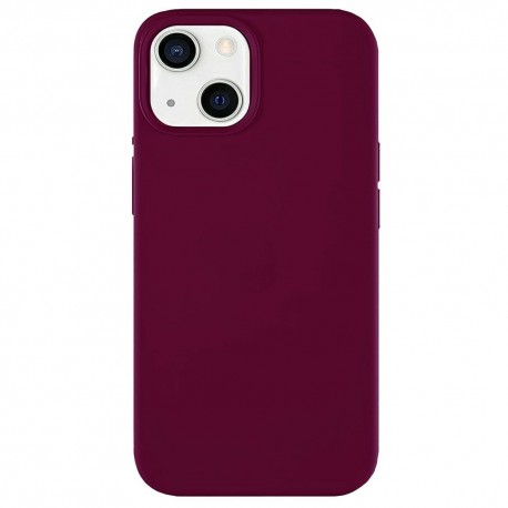 Capac Protectie Spate Cellara Din Silicon Colectia Soft Magsafe Pentru iPhone 14 - Visiniu