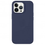Capac Protectie Spate Cellara Din Silicon Colectia Soft Magsafe Pentru iPhone 14 Pro - Albastru