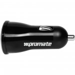 Incarcator auto cu 2 slot-uri usb Colectia vivid - Negru