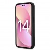 Capac Protectie Spate Karl Lagerfeld Pentru iPhone 14 Pro Monogram Stripe - Maro