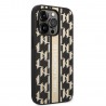 Capac Protectie Spate Karl Lagerfeld Pentru iPhone 14 Pro Monogram Stripe - Maro