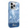 Capac Protectie Spate Guess Pentru iPhone 14 Pro Electro Toile De Jouy - Albastru