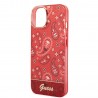 Capac Protectie Spate Guess Pentru iPhone 14 Electro Plus Paisley - Rosu