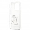 Capac Protectie Spate Karl Lagerfeld Pentru iPhone 14 Pro Choupette Fun  - Transparent