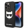 Capac Protectie Spate Karl Lagerfeld Din Silicon Magsafe Pentru iPhone 14 Pro Choupette Head - Negru