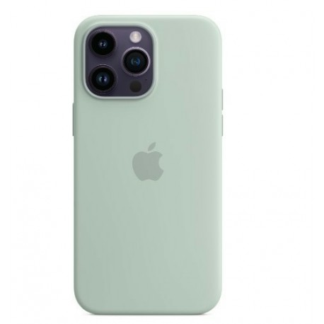Capac Protectie Spate Apple Din Silicon Cu Magsafe Pentru iPhone 14 Pro Max - Verde Deschis