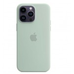 Capac Protectie Spate Apple Din Silicon Cu Magsafe Pentru iPhone 14 Pro - Verde Deschis