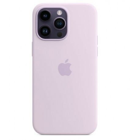 Capac Protectie Spate Apple Din Silicon Cu Magsafe Pentru iPhone 14 Pro - Mov Deschis