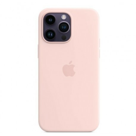 Capac Protectie Spate Apple Din Silicon Cu Magsafe Pentru iPhone 14 Pro - Roz
