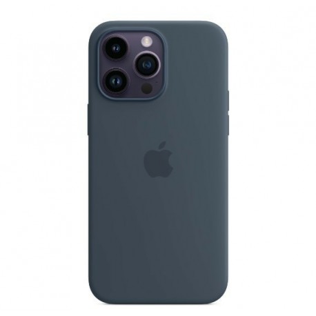 Capac Protectie Spate Apple Din Silicon Cu Magsafe Pentru iPhone 14 Pro - Albastru