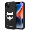 Capac Protectie Spate Karl Lagerfeld Din Silicon Magsafe Pentru iPhone 14 Choupette Head - Negru